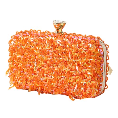 Crossbody Tasche Für Hochzeitsfeier Frauen Mädchen Handgefertigte Perlen Abendtasche Mit Kettenbankett Geldbörse Weibliche Handtasche Clutch Abendparty Handtasche von Wdbild