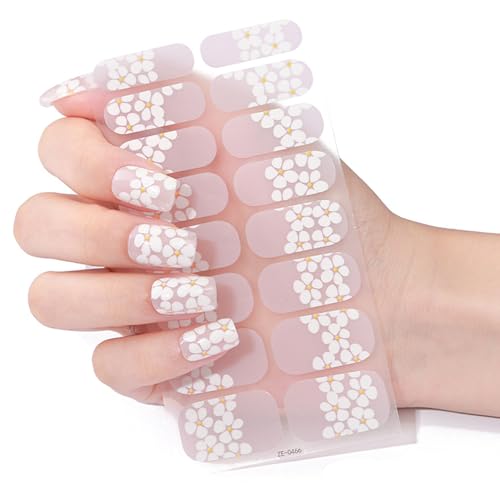 Fashion Nails Stickers Kits Mit Smudgeproof Beschichtung 20pc Salon Qualität Designs Für Lässige Und Formelle Veranstaltung Französische Maniküre Aufkleber von Wdbild