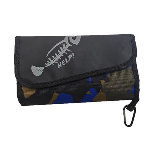 Fischereiköder Beutel Wasserdichtes Fischerei Köder Storage Wallet Tackle Bag Mit PVC Weichködern Hülle Für Außenköder Lagerbeutel Beutel von Wdbild