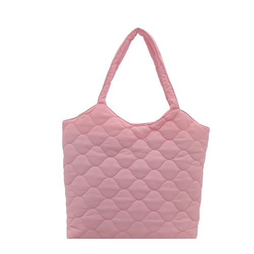 Frauen Weiche Gesteppte Totted Umhängetasche Große Kapazitätsbörsen Satchel Handtaschen Mit Reißverschluss Reisen Wochenenden Taschen Geschenke Gesteppte Geldbörsen Und Handtaschen Für Frauen von Wdbild