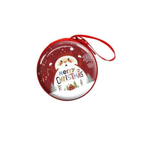 Wdbild Kinder Holiday Coin Geldbörse Metallmaterialien Weihnachtsliegertasche Cartoon Design Tragbares Geld Organisatoren Für Kinder Weihnachtsfeier Gunst von Wdbild