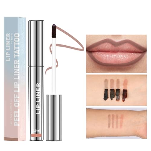 Lip Liner Schleppt Den Lippenstift Der Feuchtes Feuchtigkeitsfeuchtigkeit Für Frauen Schält Die Offs Nähren Abnehmbar von Wdbild