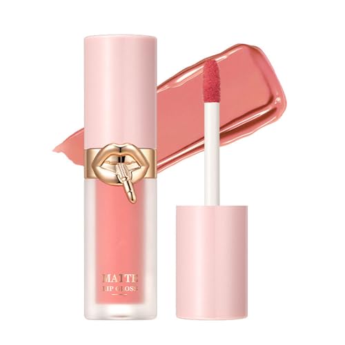Matte Flüssiges Lippenstift Make Up Langlebiger Verschleiß Kein Stick Tasse Wasserdichtes Lipgloss Valentine Day Geschenk Für Frauen Matte Flüssigkeit von Wdbild