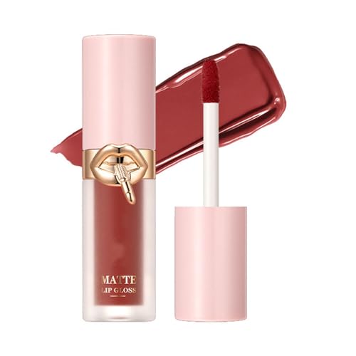 Matte Flüssiges Lippenstift Make Up Langlebiger Verschleiß Kein Stick Tasse Wasserdichtes Lipgloss Valentine Day Geschenk Für Frauen Matte Flüssigkeit von Wdbild
