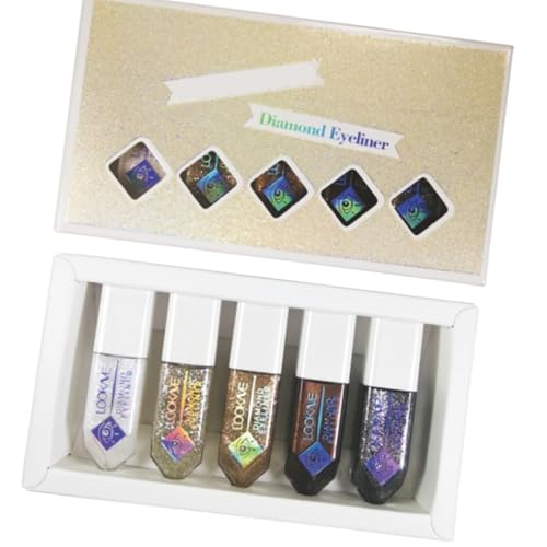 Mehrfarbige Wasserfeste Glitzer Augenliner Haltbarkeit Plastikrohr Schimmern Für Reisemake Make Up Diamanten Glitzer Geeignet von Wdbild