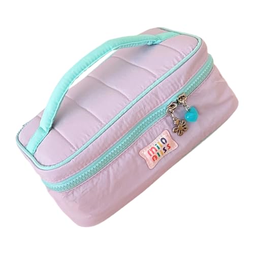 Multifunktionale Reise Kosmetikorganisatoren Mit Mehreren Kompartimenten Mit Großer Kapazität Praktischer Make Up Tasche Für Long Trip Fabric Cosmetic Organizer Mehreren Fächern von Wdbild