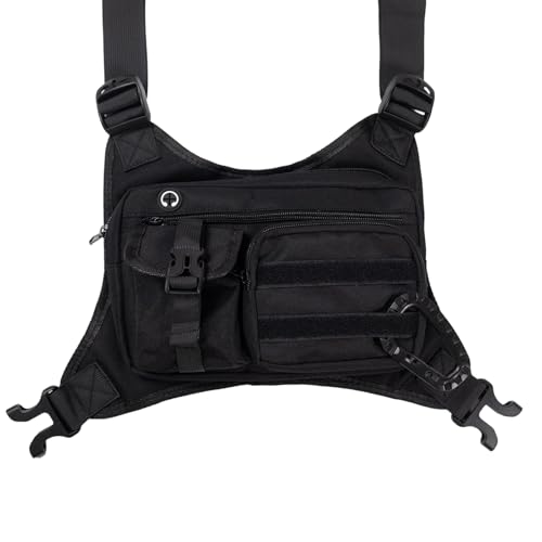 Starker Brustpaket Für Aktive Personen Verstellbarer Schultergurt Mehrere Speicherfächer Kompakte Tragen Von Design Wasserresistent Herren Chest Bag von Wdbild