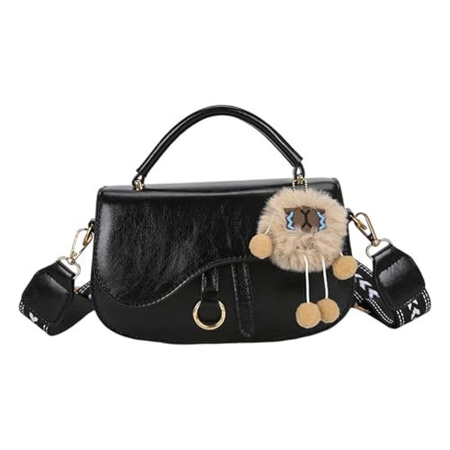 Trendy Achselbärchen Praktische Verschleiß Resistenter PU Stoff Umhängetasche Kompaktes Design Tragen Sie Essentielles Accessoires PU Leder Unterarm Crossbody Tasche von Wdbild