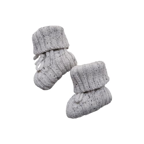 Wdbild 1 Paar Gestrickte Babystiefel 0-6 Monate Neugeborene Baby Warme Socken Erste Wanderer Bequeme Schuhe Für Kleinkinder Girl Verstellbare Gurte Säuglingsstrickstiefel Stiefel von Wdbild
