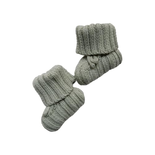 Wdbild 1 Paar Gestrickte Babystiefel 0-6 Monate Neugeborene Baby Warme Socken Erste Wanderer Bequeme Schuhe Für Kleinkinder Girl Verstellbare Gurte Säuglingsstrickstiefel Stiefel von Wdbild