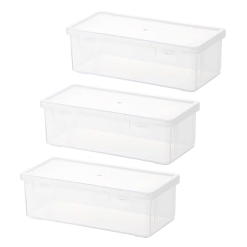 Wdbild 2/3pcs Hard Bleistiftbox Stapelbares Bleistiftkoffer Großer Kapazität Stiftkastenfarbener Speicherhersteller Fall Organisator Fall Organizer von Wdbild