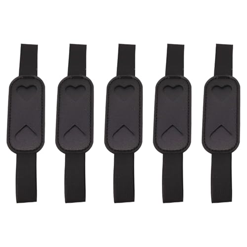 Wdbild 5pcs Lederstifte Hülle Mit Verstellbaren Elastizbändern Notizbuch Bleistifthülle Stiftbeutel Für Hardcover Journal Ordner Notebook Accessoire Stift Clip von Wdbild