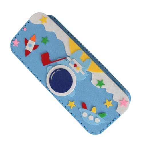 Wdbild Cartoon Animal Stift Aufbewahrungstasche Kunst Handwerksspielzeug Handgefertigte Bleistiftkoffer Nähkits Für Kinder Handgefertigtes Bleistiftkoffer Nähen Kits von Wdbild