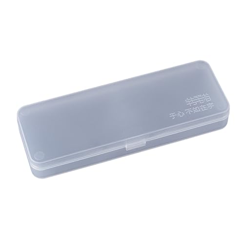 Wdbild Clear Pencil Case Praktische Plastikspeicherbox Bleistiftbehälter Stift Box Großkapazität Bleistiftbox Bleistiftbehälter von Wdbild