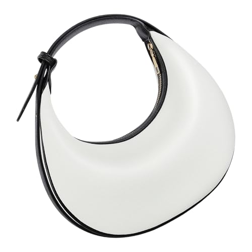 Wdbild Damen Leder Crossbody Bag Crescents Schulter Hoboes Geldbeutel Achselbeutel Mit Verstellbarem Riemen L von Wdbild