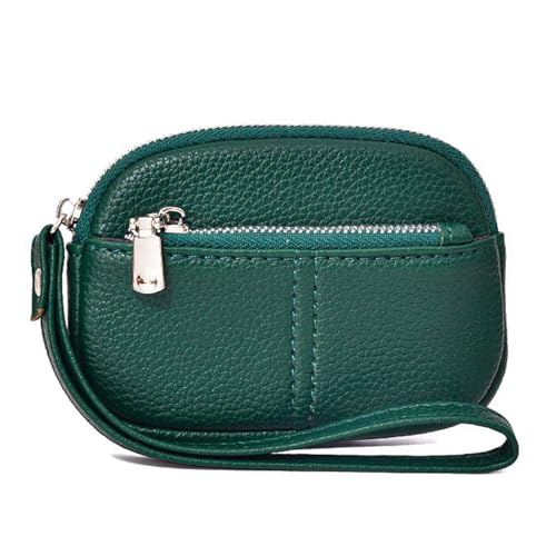 Wdbild Damen Leder Schlüsselbund Armbandbrieftasche Mit Reißverschlussmünzentasche Und Kartenschlitzen Kompakte Reise Geldbörse Leder Armband Clutch Clutch von Wdbild