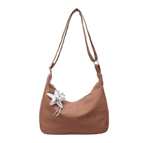 Wdbild Funktionelle Leinwand Crossbody Geldbörsen Umhängetasche Für Männer Und Frauen Verstellbarer Riemen Bequemer Pendler Essentielles Freizeit Crossbody von Wdbild