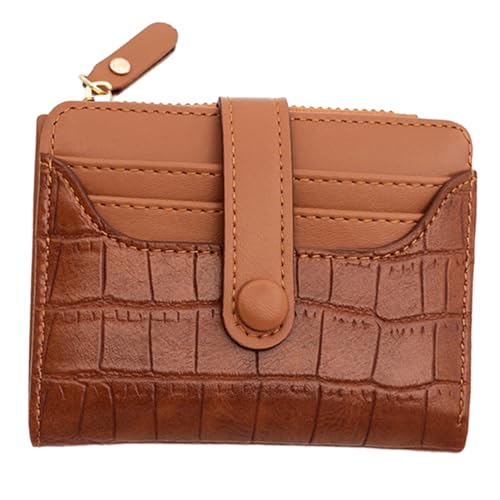 Wdbild Geldbeutel, Damen Geldbörse Mode PU Leder Wechselgeldbörse Kleine Brieftasche Kurze Geldbörse Kartenhalter Mädchen Reißverschlüsse Geldbörse Brieftasche von Wdbild