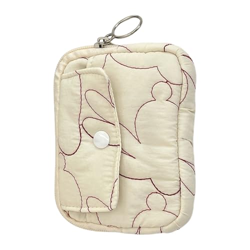 Wdbild Geldbeutel, Geldbörse mit Blumenmuster, kleine Aufbewahrungstasche, Cartoon-Geldbörse, Münzbeutel, Geldbeutel, Wechseltasche, koreanischer Stil von Wdbild