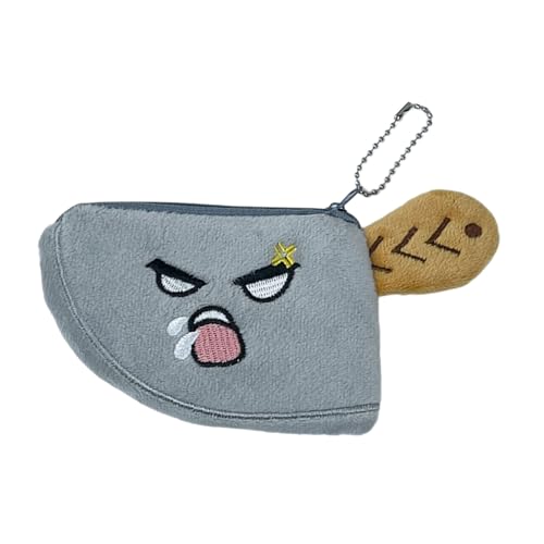 Wdbild Geldbeutel, Kreative Küchen-Chopper-Geldbörse, Kopfhörer-Aufbewahrungstasche, kleine Geldbörse, schöne Münzbeutel, Plüsch-Ohrhörerbeutel von Wdbild