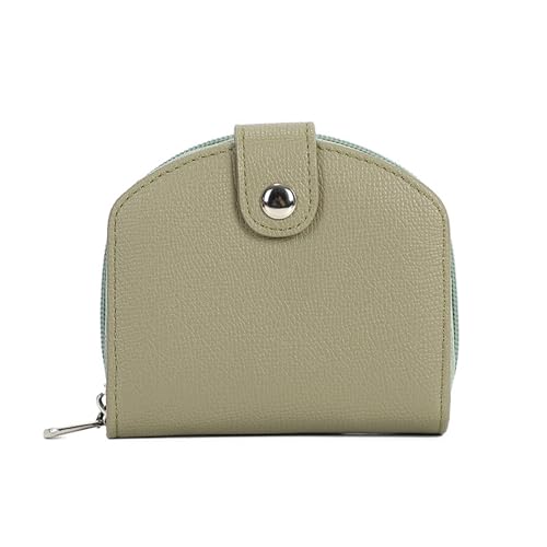 Wdbild Geldbeutel, Kurze Geldbörse für Damen, Kartenhalter, kleine Brieftasche, PU-Leder, Münzbörse, einfarbig, stilvolle Geldbörse für den Alltag von Wdbild