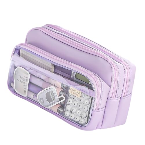Wdbild Große Bleistiftkoffer Reißverschlüsse Stifthalter Bleistift Organisatoren Tasche Erweiterbares Taschen Großer Schreibwarenpenstbeutel Schüler Speicherbox Studentische Aufbewahrung von Wdbild