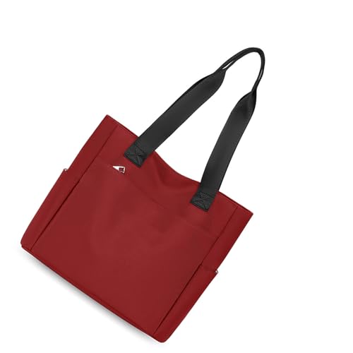 Wdbild Großkapazität Handtasche Praktische Nylon Umhängetasche Leichte Verschleißbeutel Für Pendelwegsweg Multi Taschen Organisator Handtasche von Wdbild