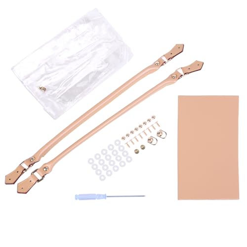 Wdbild Handgefertigte Tasche Retro Stil Klare PVC Transparente Handtasche Handtasche Geschenktüten Accessoires Bag Making Kit Für Kinder von Wdbild