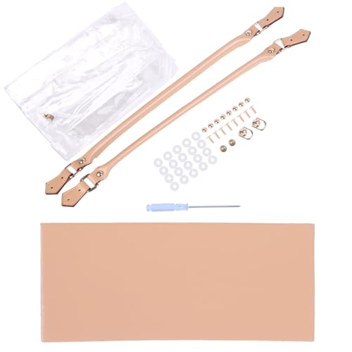 Wdbild Handgefertigte Tasche Retro Stil Klare PVC Transparente Handtasche Handtasche Geschenktüten Accessoires Bag Making Kit Für Kinder von Wdbild