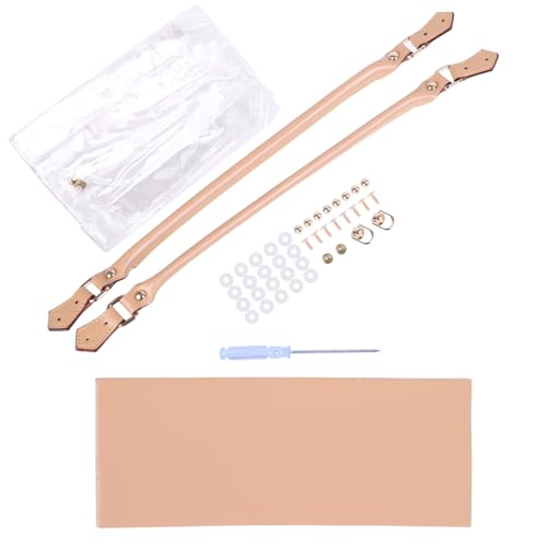 Wdbild Handgefertigte Tasche Retro Stil Klare PVC Transparente Handtasche Handtasche Geschenktüten Accessoires Bag Making Kit Für Kinder von Wdbild