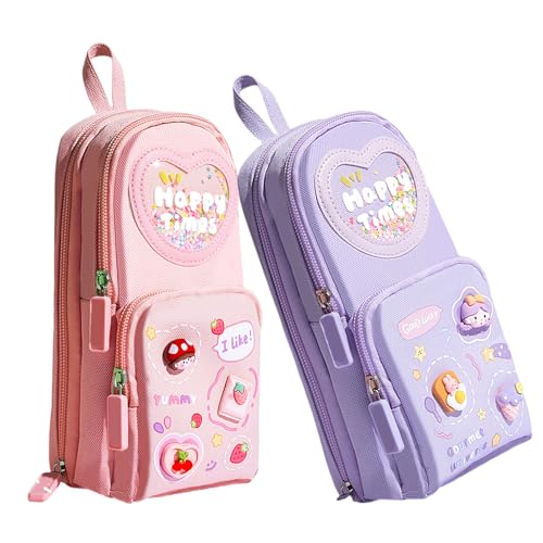 Wdbild Hochkapazitäts Bleistiftkoffer Stifthaltertasche 3 Fächer Große Stiftspeicherbeutel Marker Fall Für Student Teen Adult Bleistift Für Kinder von Wdbild