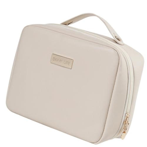 Wdbild Kosmetiktasche, Make-up-Tasche, Reise-Kosmetiktasche, Kulturbeutel, Make-up-Aufbewahrungstasche aus PU-Leder, große Kapazität, Kosmetiktaschen für Damen Wdbild Kosmetiktasche, Make-up-Tasche, Reise-Kosmetiktasche, Kulturbeutel, Make-up-Aufbewahrungstasche aus PU-Leder, große Kapazität, Kosmetiktaschen für Damen von Wdbild