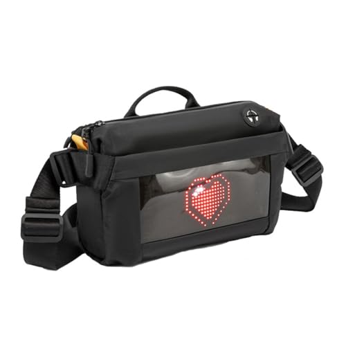 LED Slings Bag Für Männer Damen Crossbody Bags wasserdichte Umhängetasche Rucksack Top Handtaschen Kleine Geldbörsen Geschenk Rucksack von Wdbild