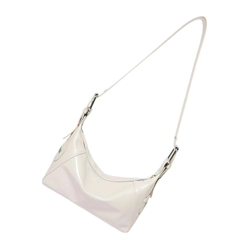 Wdbild Moderne Frauen Umhängetasche Handtasche PU Leder Strukturiertes Fach Unterarmtasche Für Arbeiten Oder Sie Feste Farbe PU Handtasche von Wdbild