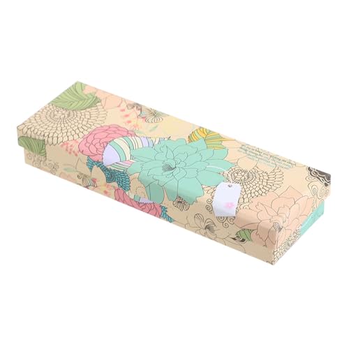 Wdbild Recycelter Dekorativer Stifthalter | Multifunktionaler Speicher Für Den Reise Arbeitsplatz | Robustes Geschenk Mit Aquarellblumen Design Ökologischer Freundlicher Pappschachtel von Wdbild