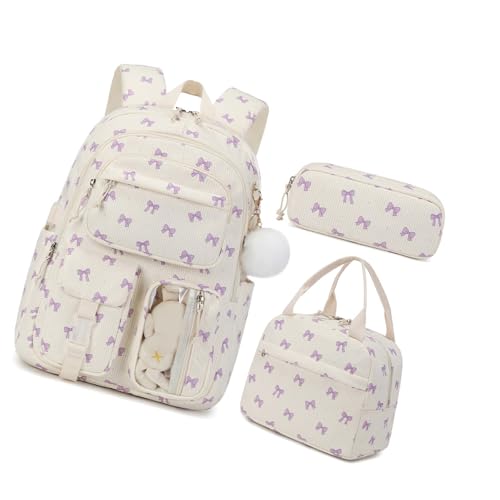 Wdbild Rucksäcke Mit Bleistiftbeutel Kits Buchbags Ästhetische Rucksäcke Set School Rucksack Für Teenager Girls Schools Reisetasche Daypacks von Wdbild