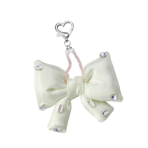 Wdbild Stilvolle Strasssteine ​​Beulen Charme Für Taschen Rucksäcke Leichtes Kompaktes Modezubehör Niedliche Bögen Keychain Accessoire von Wdbild