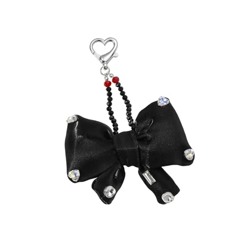 Wdbild Stilvolle Strasssteine ​​Beulen Charme Für Taschen Rucksäcke Leichtes Kompaktes Modezubehör Niedliche Bögen Keychain Accessoire von Wdbild