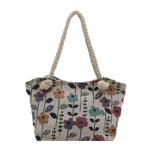 Wdbild Stilvolle Umhängetasche Für Frauen Geräumige Handtasche Blumen Unterarmtasche Die Komfort Und Stile Täglichen Gebrauch Verwenden Leichte Nylonhandtasche Mit Blumenkunst von Wdbild