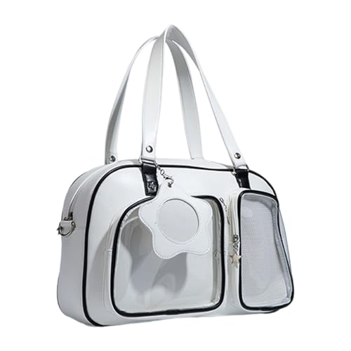 Wdbild Stylish Crossbody Bag PU Umhängetaschen Große Kapazität Transparent Pin Display Unterarmtasche Für Den Täglichen Gebrauch PVC Display von Wdbild