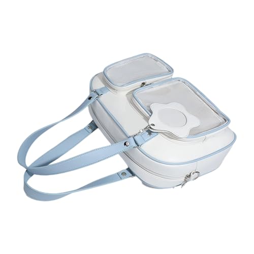 Wdbild Stylish Crossbody Bag PU Umhängetaschen Große Kapazität Transparent Pin Display Unterarmtasche Für Den Täglichen Gebrauch PVC Display von Wdbild