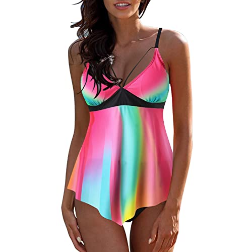 Bikini Push Up Women's Halterneck Swimsuit Tankini Damen GroßE GrößEn High Waist Bikini Umstands Tankini Damen Bikini schwarz weiß Bikini neon pink Gelb Braun von Wdgfv