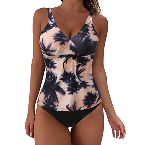 Damen Badekleid Women's Bikini Set Sexy Push Up Swimsuit 2 Pieces High/Low Waist Padded Swimwear Summer Swimming Costumes Two Piece Beach Bikini Bikini High Waist Damen Bikini Sexy Tankini 46 Spitze von Wdgfv