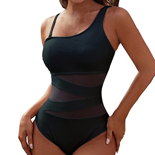 Swimsuits for Women Two Piece, Damen Bikini Sets Hohe Taille Triangel Bikinitop High Waist Bademode Zweiteiliger Badeanzug Bikini Badeanzug 164 Bikini Plus Size Tankini 40 42 Tankini Blau Rosa von Wdgfv