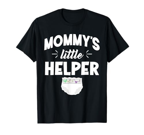 Mommys Little Helper Diaper Boy Girl Baby T-Shirt von We Are Generation Baby Windelmädchen Diaper