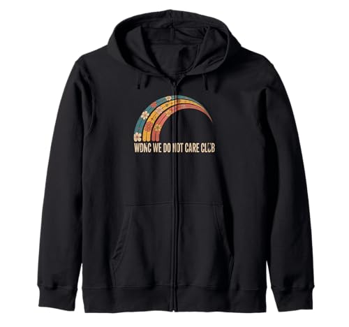 Regenbogen We Do Not Care Club Fanartikel Wdnc Merch Wdnc Club für Damen Kapuzenjacke von We Do Not Care Club Merchandise Wdnc Club Merch