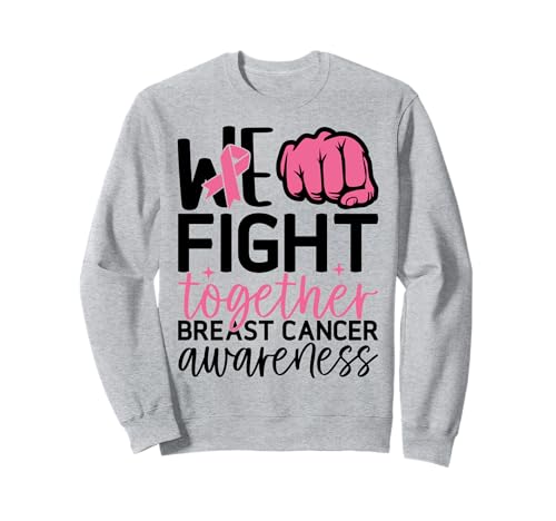 We Fight Together Brustkrebs Frauen unterstützen rosa Band Sweatshirt We Fight Together Brustkrebs Frauen unterstützen rosa Band Sweatshirt von We Fight Together Breast Cancer Pink Women Men Tee