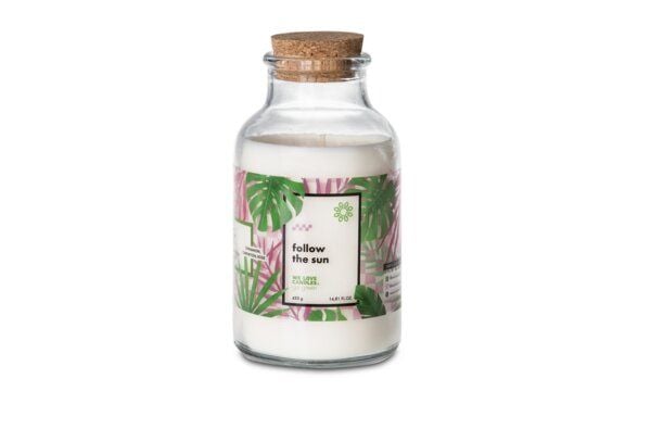 We Love Candles Duftkerze GoGreen "Follow the Sun" aus Sojawachs, 100% vegan von We Love Candles