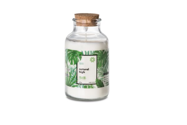 We Love Candles Duftkerze GoGreen "Natural high" aus Sojawachs, 100% vegan von We Love Candles