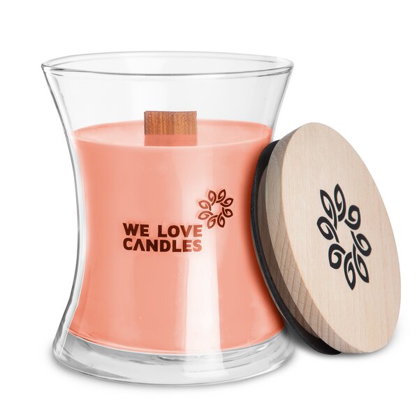 We Love Candles Duftkerze Rhubarb & Lilly aus Sojawachs, 100% vegan von We Love Candles